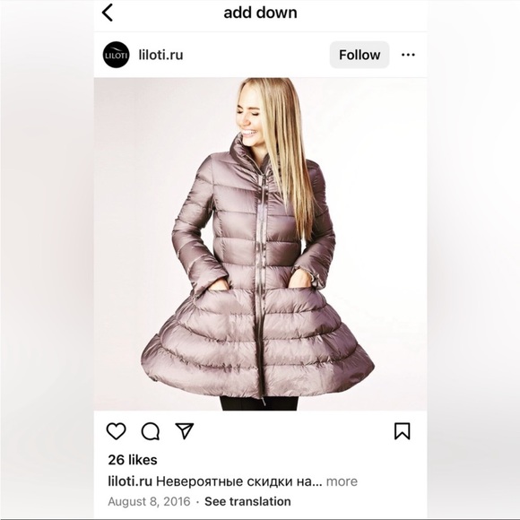 Add Down Dress Jacket - Picture 2 of 8